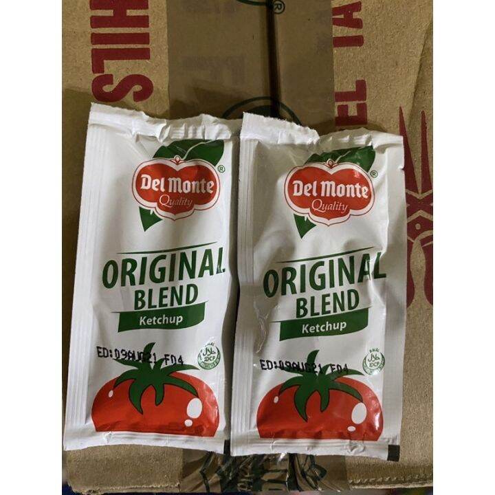 Del monte Catsup/Ketchup Original blend 10g Sachet 200pcs | Lazada PH