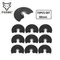 FOXBC 10Pcs Circular Oscillating Saw Blade Tool Multifunction Tools for Dremel Bosch Makita Power Tool Wood Metal Cutting