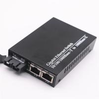 【Sleek】 【Innovative】 10/100/1000M Gigabit Ethernet Switch Ethernet Fiber Optical Media Converter โหมดเดี่ยว2พอร์ต RJ45 2พอร์ต Optical 1.25G Fiber Converter