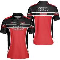 Summer Top mens F1 Audi sports logo racing best gift 3D Polo shirt size S-5XL fashion polo shirt