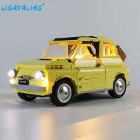 Lightaling Led Light Kit For Fiat 500 Car Toys Building Blocks Compatible With 10271 ( Lighting Set Only )