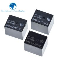 【YP】 10Pcs 5V 12V 24V 20A Relay SRA-05VDC-CL SRA-12VDC-CL SRA-24VDC-CL 5Pin PCB Type In stock Automobile relay