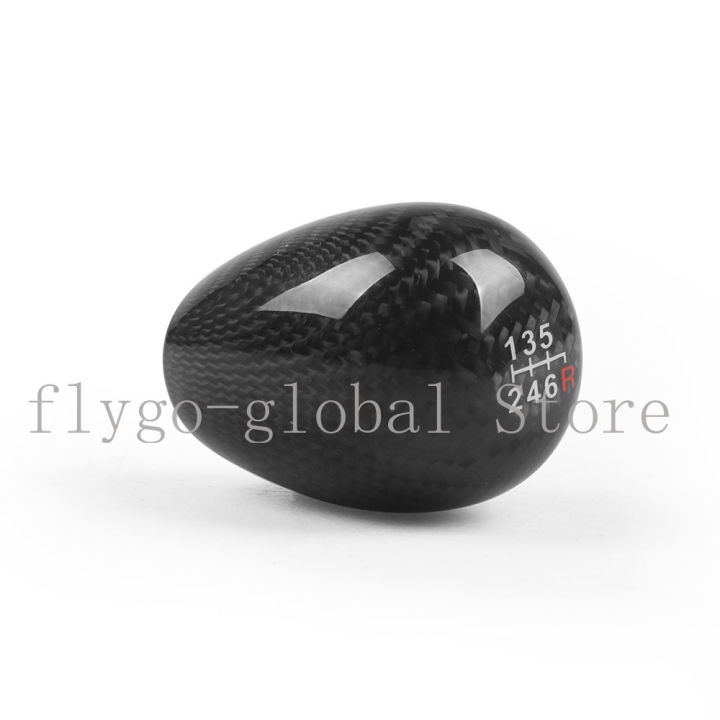 BX101835 Racing Real Carbon Fiber Gear Shift Knob Manual 5 6 SPEED