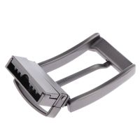 Mens Reversible Alloy Belt Buckle Replacement Pin Buckles Rectangular Belts