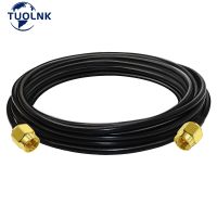 SMA Male to SMA Male Cable RG58 Low Loss Wifi Antenna Extension Cable SMA Male Connector Plug Pigtail Cable 30CM 50CM 1M 5M