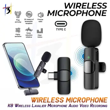 Shop K8 Wireless Lavalier Microphone with great discounts and