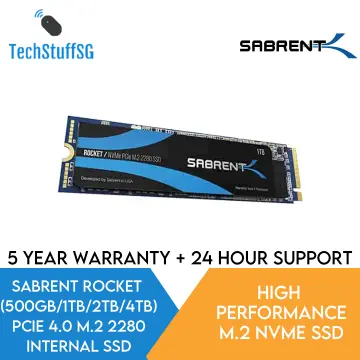 SABRENT 1TB Rocket Nvme PCIe 4.0 M.2 2280 Internal SSD Maximum Performance  Solid State Drive (Latest Version) (SB-ROCKET-NVMe4-1TB).