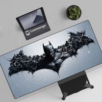 ♈ Batmans Logo Big Mouse Pad Gamer Office Accessories For Gamers Gaming Cabinet Desk Mat Anime Mause Mousepad Xxl Pc Mats Keyboard