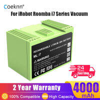 (ในสต็อก) Coeknn 4.0Ah 14.4โวลต์ Li-Ion เปลี่ยนแบตเตอรี่สูญญากาศสำหรับ IRobot Roomba I7 7156 7558 I7 7150 7550 E5 E6 I3 3150 I4 I4 4550 **