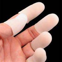 【CW】 20pcs Protectors Silicone Fingertips Sleeve Gel Anti-scalding Resistant Fingers Cover