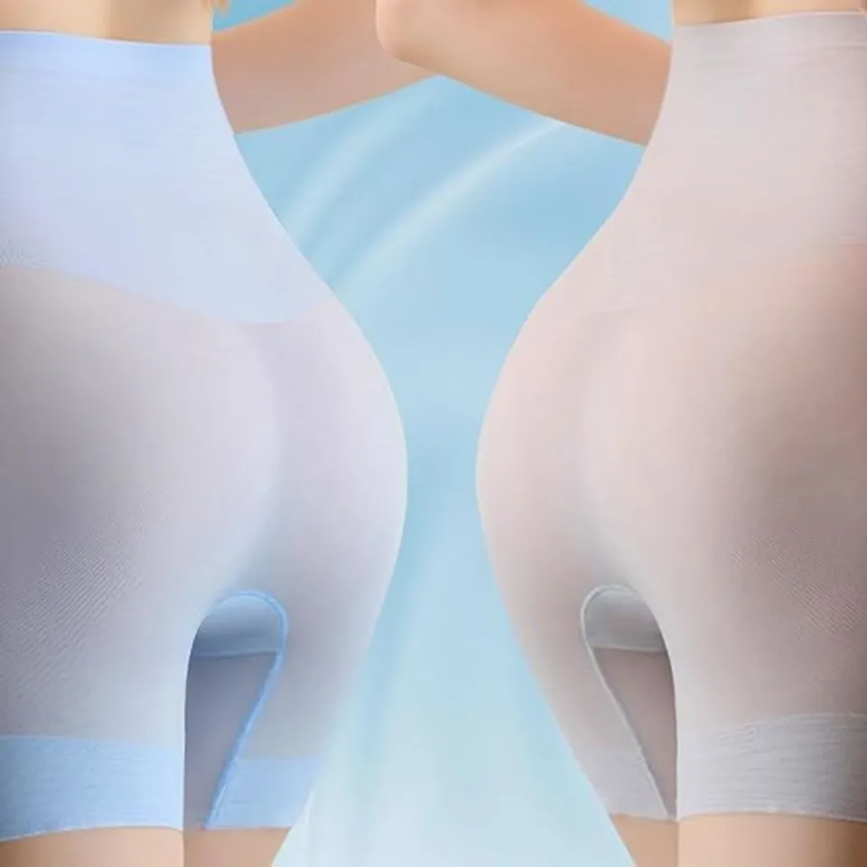 Hip Lift Ultra Thin Cooling Pants High Waisted Tummy Control Pants Women  Girls