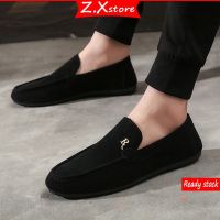 COD ☈ The Outline Shop27dgsd6gfd 39-44 Mens Casual Shoes Fashion Peas Shoes Lazy Shoes Retro Loafers Leather Slip-Ons Shoes 00123