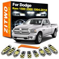 Zitwo CANbus รถยนต์ LED หลอดไฟภายในร่มชุดไฟสำหรับ Dodge Ram 1500 2500 3500 1994- 2013 2014 2015 2016 2018อุปกรณ์เสริม