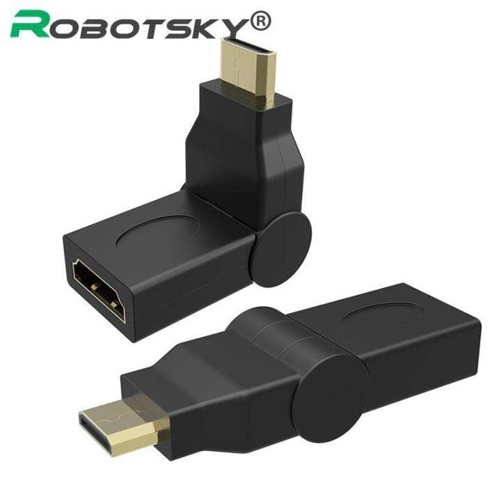 HDMI female to Mini HDMI 180 degrees angle 1.4v for HDMI pc