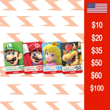 Nintendo eShop USA 10 / 20 / 35 / 50 USD - 15 min delivery