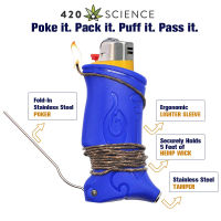 COD! 420 Science Creative Design Toker Poker Plain Lighter Case Lighter Holder Sleeve(Empty)