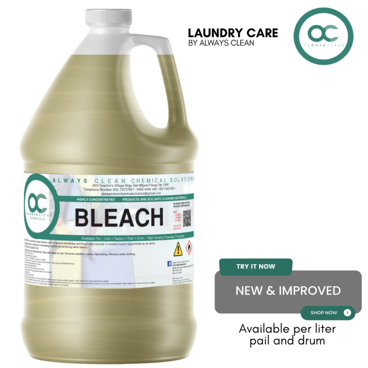LIQUID BLEACH 4 GALLONS Lazada PH