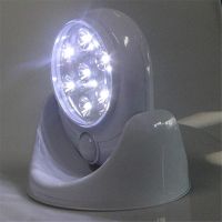 Wireless Infrared Motion Activated Sensor Light Lamp 360 Degree Rotation Motion Wall Lamps Toilet Night Outdoor Lights