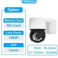 Frdmax 4K 8mp Ip กล้อง Wifi ไร้สายสำหรับใช้ภายนอกอาคาร5x ไร้สาย Cctv ระบบออปติคอลซูมออปติคอลการมองเห็นได้ในเวลากลางคืนสีกล้องวงจรปิดระบบ Nvr Camhi