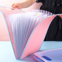 【CC】 Desk File Folder Organizer Documents Holder Binder Paper School Stationery Office Filing