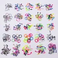 10pcs Mix Bar Ball Ring Spiking Stainless Steel Ear Eyebrow Lip Nose Hoop Tongue Piercing Set For For Women Men Jewelry Earring