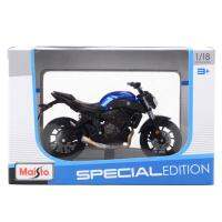 Maisto 1:18 2018 Yamaha MT07 รถหล่อแบบคงที่โมเดลรถจักรยานยนต์ของเล่นงานอดิเรกของสะสม