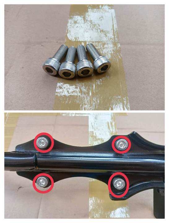 Footrest Bolts Stainless(Wave100/Wave100r)(4pcs) Lazada PH