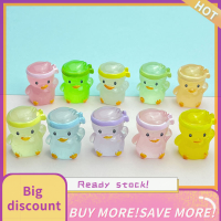 ?【Lowest price】Qearl 5pcs MINI Luminous Resin เป็ดเรืองแสงในเครื่องประดับขนาดเล็กขนาดเล็กจิ๋วเป็ด