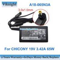 Ot♈เขี้ยว2023. . 65W A18-065N3A 19V 3.42A Charger Laptop อะแดปเตอร์ AC สำหรับแหล่งจ่ายไฟ CHICONY A065R178P REV01 REV02 3.0x1 1ปลายขนาดมิลลิเมตร