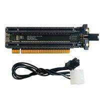 PCI-E 4.0 X16 1 to 2 Expansion Card Gen4 Split Card PCIe-Bifurcation X16 to X8X8 with 20mm Spaced Slots CPU4P