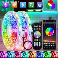 ✐☌☾ USB LED Strip Lights Bluetooth RGB 5050 5V RGB LED Lamp Ribbon Flexible Light For Room Decoration TV BackLight Diode Tape 1M-20M