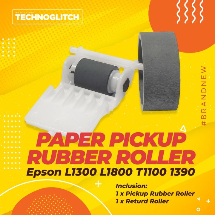 Paper Feeder Rubber For Epson L1300 L1800 T1100 1390 Paper Pickup Roller Lazada Ph 0211