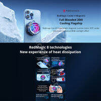 RedMagic Magnetic Cooler 4 ICE Cooler การออกแบบแม่เหล็กพิเศษสำหรับ RedMagic 8PRO Cooler 4 Magnetic