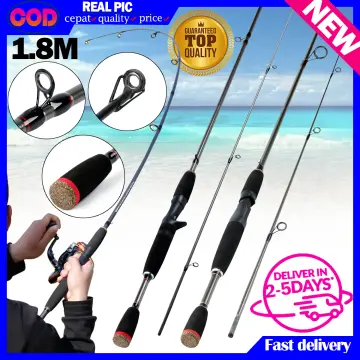🇲🇾 1.8M Fishing Rod Reel Set Joran Pancing EVA Handle Glass