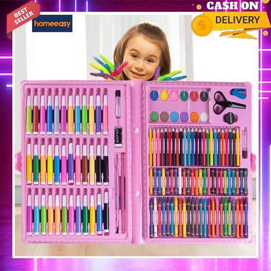 Crayon Lengkap 1 Set Murah Komplit Premium Kekinian Koper Jumbo Anak ...