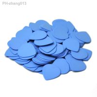 100pcs Heavy 1mm Teardrop Waterdrop Delrin Jazz Guitar Picks Plectrums Blue