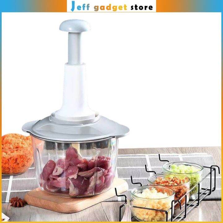 Stainless Steel Processor Grinder Vegetable KitchenManual Meat Mincer