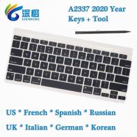 แล็ปท็อป A2337ปุ่ม AZERTY Keycaps เรา * ฝรั่งเศส * N * สเปน... สำหรับ Macbook Air Retina 13 "M1แป้นพิมพ์ฝาปิด A2337 2020 EMC 3598