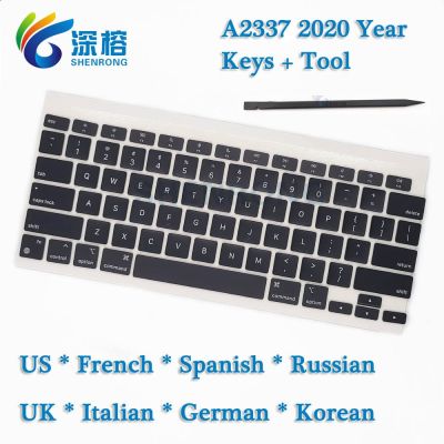 แล็ปท็อป A2337ปุ่ม AZERTY Keycaps เรา * ฝรั่งเศส * N * สเปน... สำหรับ Macbook Air Retina 13 