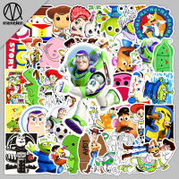 ของเล่นเด็ก53ชิ้นน่ารัก ToyStory สติ๊กเกอร์การ์ตูนสเก็ตบอร์ดแลปท็อปโทรศัพท์กีตาร์ตู้เย็น DIY สติกเกอร์กันน้ำ Decals ของเล่นเด็ก