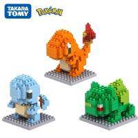 Pokemon อาคารขนาดเล็ก Pokemon Nanoblock การ์ตูน Pikachu สัตว์การศึกษาเกมกราฟิก Pokemon ของเล่นสำหรับเด็กวันเกิด-Cailine