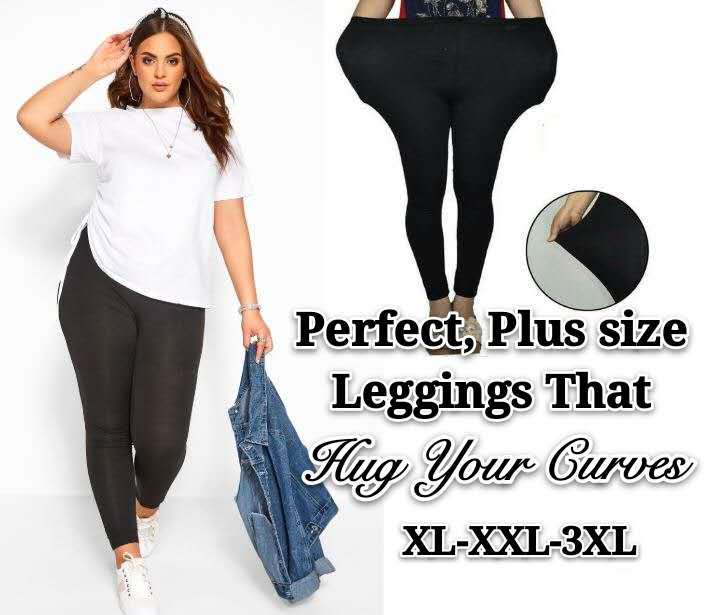 PLUS Size Premium Full Length Cotton Leggings-cheohanoi.vn
