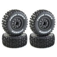 4Pcs 112mm 1/10 Short Course Truck Tires Tyre Wheel with 12mm Hex for Slash Arrma SENTON VKAR 10SC RC Car