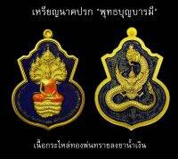 เหรียญพิมพ์นาคปรก "พุทธบุญบารมี" ที่ระลึกวางศิลาฤกษ์ศาลาร่วมใจ หลวงปู่บุญ วัดบ้านหมากมี่ ๒๕๖๐**รับประกันแท้100