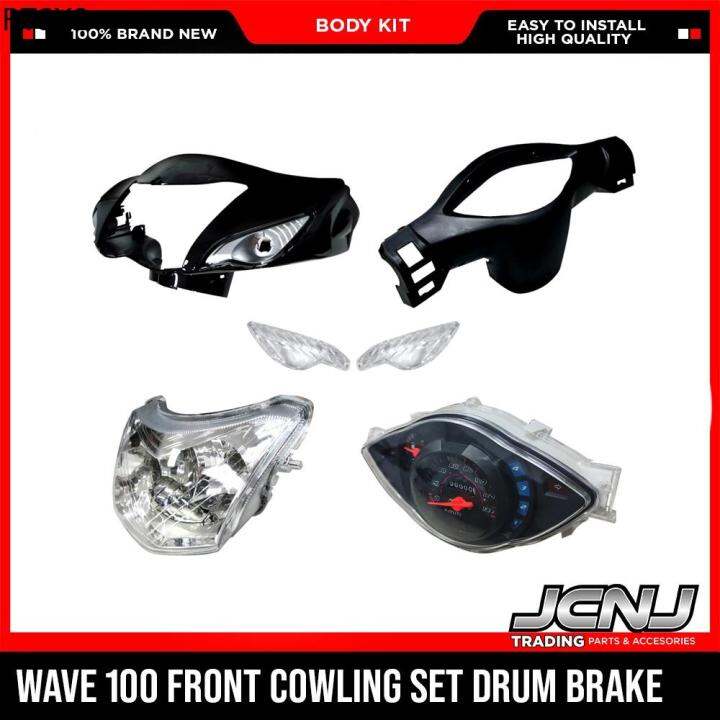 Stickers JCNJ Motorcycle Body Kit Wave 100 Front Cowling Set (Drum