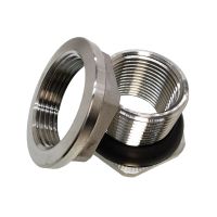 1/23/4 1 1-1/4 1-1/2 2 BSP Male Thread 304 Stainless Steel Pipe Single Rotatable Fitting Nut Water Tank Jointer Connector