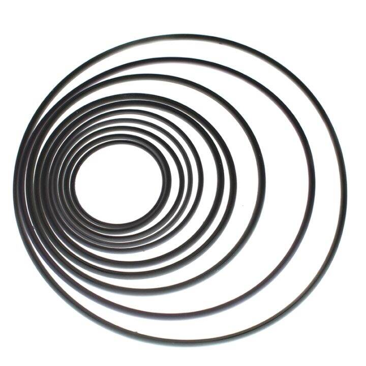 1/1.5mm Diameter Round Rubber Belt Wear Resistant 10pcs Mix Size 80