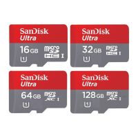 การ์ดหน่วยความจำ SanDisk ดั้งเดิม TF Micro SD 16GB/32GB // 64GB/128GB การ์ดหน่วยความจำแฟลชพิเศษ