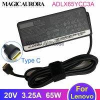 65W อะแดปเตอร์ AC ADLX65YCC3A 20V 3.25A T570 T480 T580 T490S R480 E480 E580 X270 L380 MIIX720 S2 2016 2017 2018เครื่องชาร์จโน้ตบุ๊ค