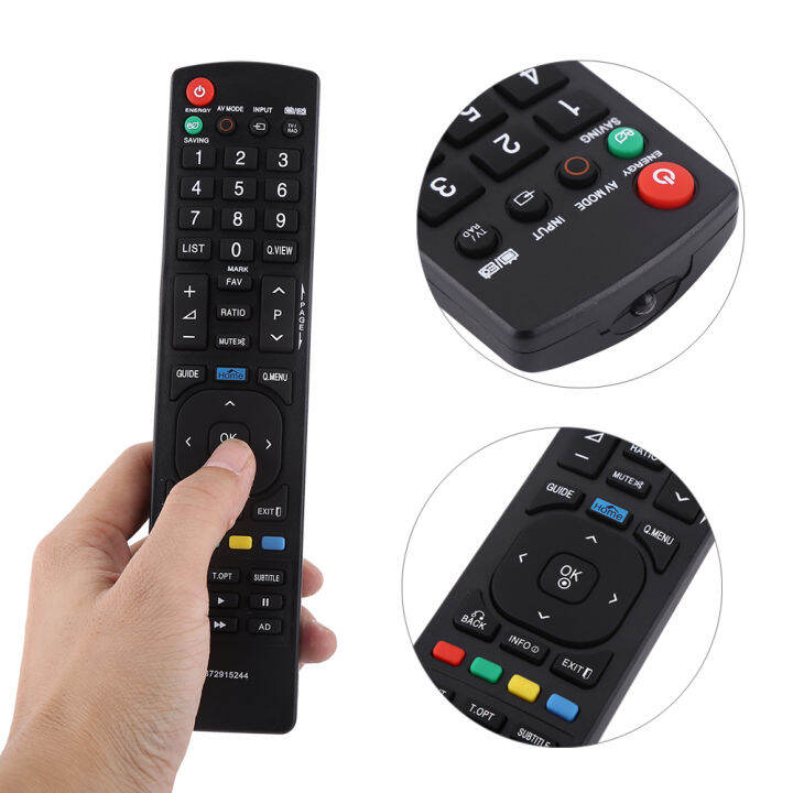 ใหม่สีดำ-universal-รีโมทคอนโทรล-akb72915244-controller-สำหรับ-smart-lcd-led-tv-เฉพาะเมนูปุ่มนำทางประสิทธิภาพที่มั่นคง